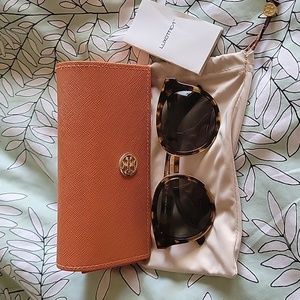 Tory Burch tortoise sunglasses